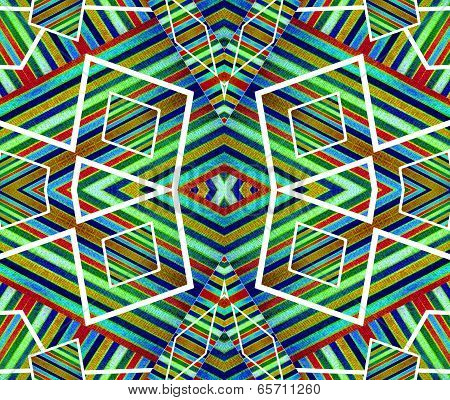 Colorful Geometric Abstract Pattern