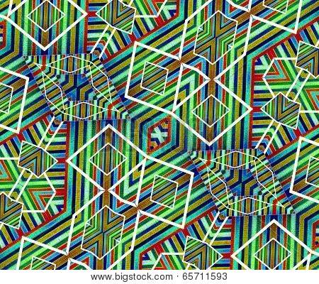 Colorful Geometric Abstract Pattern