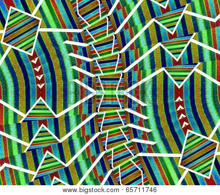 Colorful Geometric Abstract Pattern