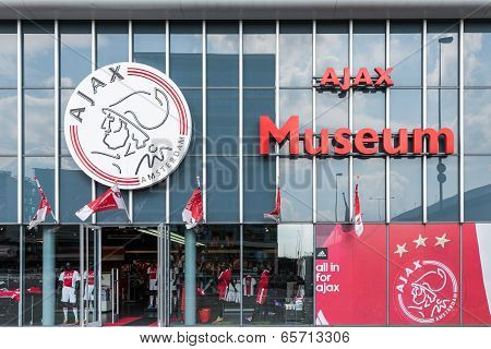 Entrance Museum Of The Dutch Football Club Ajax
