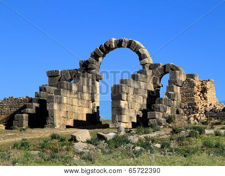 Volubilis - Roman archaeological site.