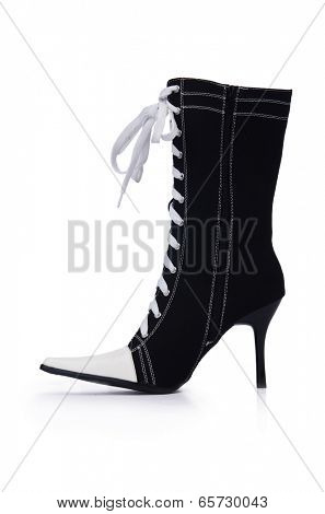 Topboots isolated on the white