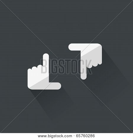 Photographer hand frame