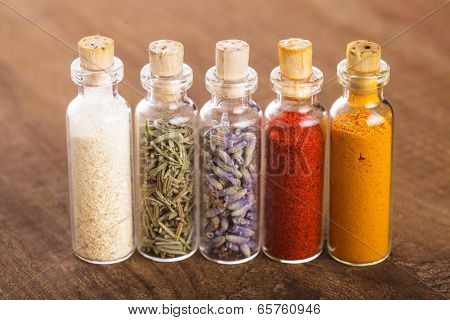 Bottles With Spices