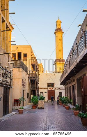 Arab Street In The Old Part Of Dubai