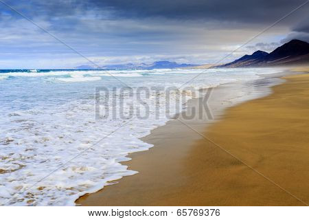 Beach in Fuerteventura, Canary Islands, Spain