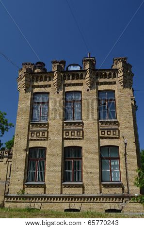 KIEV, UKRAINE - 26 MAY 2014:Historica area of the campus of Polytechnic University. May 26 , 2014 in Kiev, Ukraine 