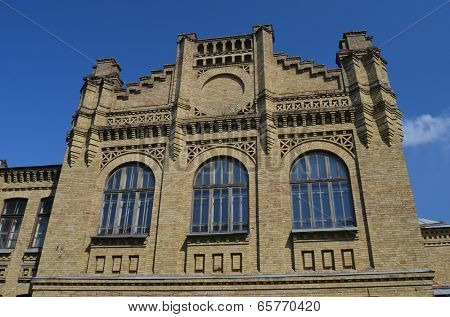KIEV, UKRAINE - 26 MAY 2014:Historica area of the campus of Polytechnic University. May 26 , 2014 in Kiev, Ukraine 