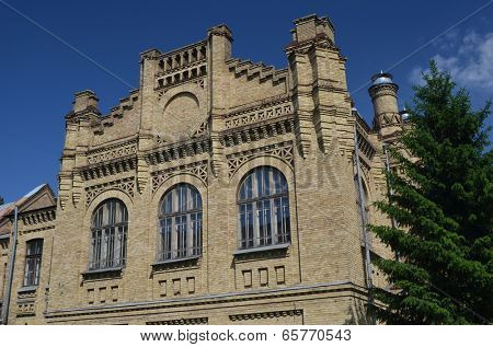 KIEV, UKRAINE - 26 MAY 2014:Historica area of the campus of Polytechnic University. May 26 , 2014 in Kiev, Ukraine 