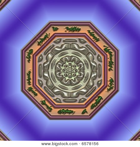 Mandala östlichen abstrakt Design