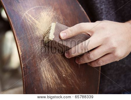 Wooden furniture restoration