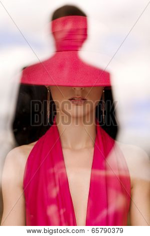 Woman In Red