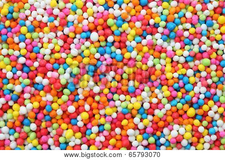 sweet sugar spreading pastry decoration background