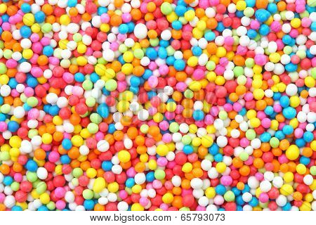 sweet sugar spreading pastry decoration background