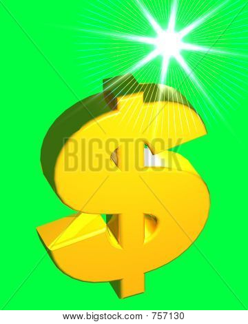 DollarSign ดาวสีเขียว