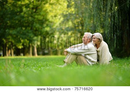 couple in autumn forest