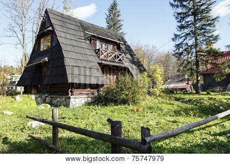 Small Building With The Sloping Roofs, Zakopane