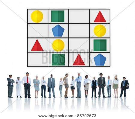 Sudoku Puzzle Problem Solving Leisure Games Concept
