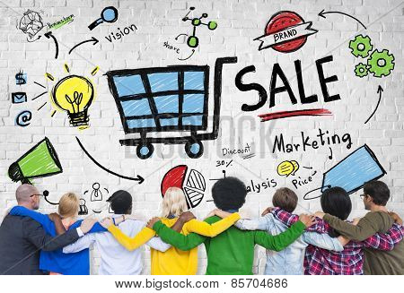 Sale Sales Selling Finance Revenue Money Income Payment Concept