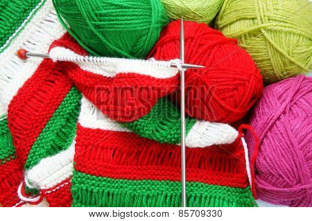 Knit, Ball Of Wool, Handmade Present