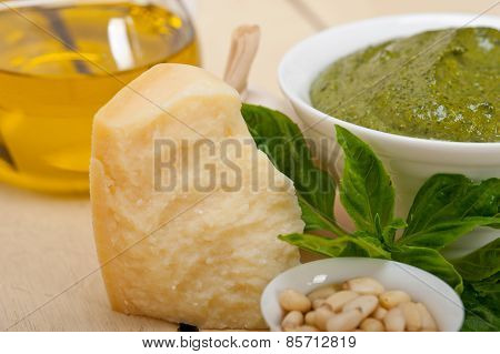Italian Basil Pesto Sauce Ingredients