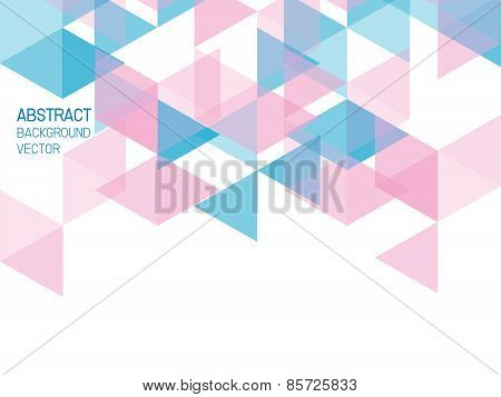 Abstract Background Geometric Blue And Pink