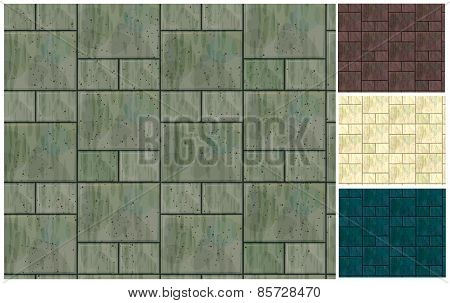 Vector seamless stones textures.