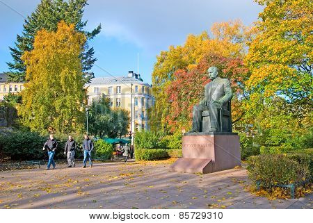 Helsinki. Finland. Kyosti Kallio Statue