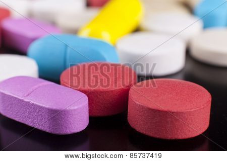 Colorful Pills Macro