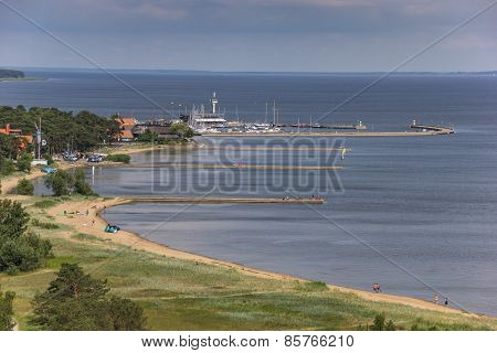 View From The Highest Dune Over The Curonian Spit