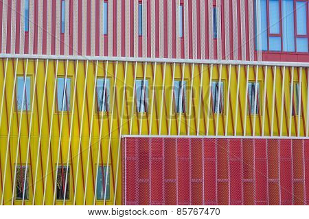 Detail Of A Modern Building Of The Groningen University