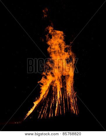 Big bonfire