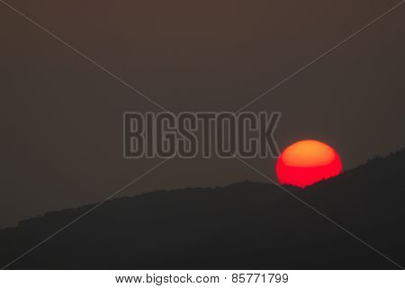 Vosges moutains at sunrise, France
