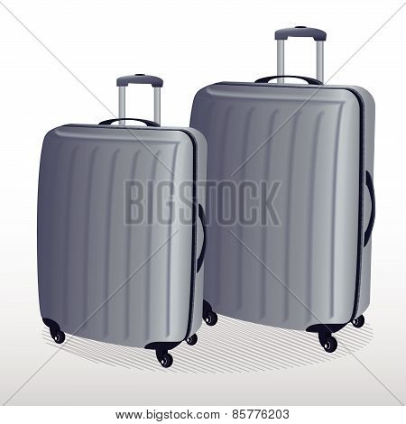 Gray Suitcases