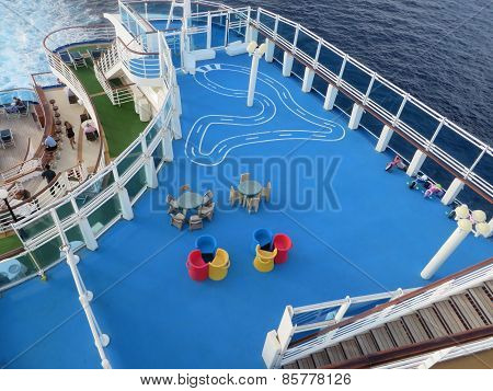 Play area on cruise ship