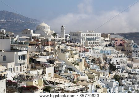 Streets Of Santorini