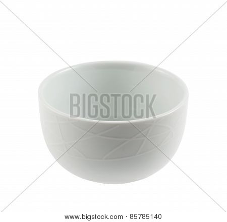 White ceramic piola bowl