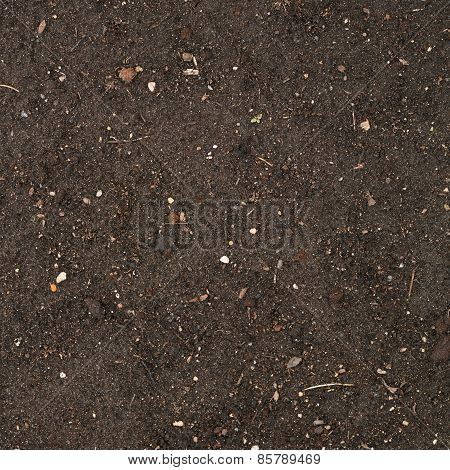 Earth texture with a small stone admixture