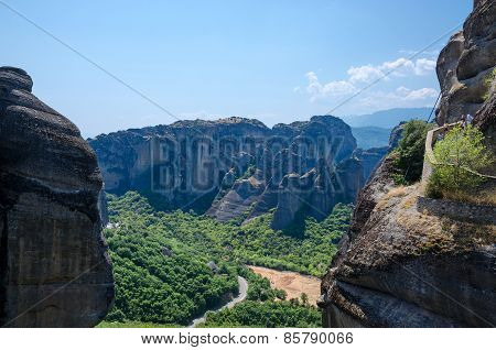 Greece, Meteors, Climb To Monastery Of St. Varlaam