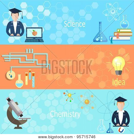 Education And Training: School, Teacher, Class, Chemistry, Physics, Computer, Microscope, Students