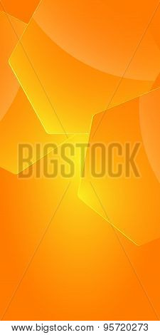 Glowing Yellow Abstract Background Figure Layout Flyer
