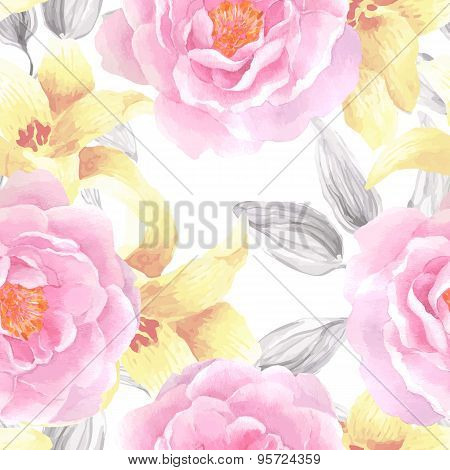 Watercolor pattern
