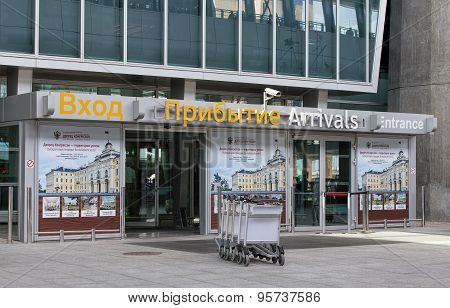Entrance Of The Pulkovo Airport