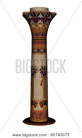 Artisitic column - 3D render