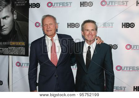 LOS ANGELES - JUL 11:  Tab Hunter, Allan Glaser at the 