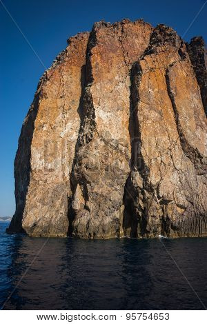 Amazing And Unusual Rock At Vani Peninsula, Milos, Greece