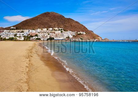 Almeria Cabo de Gata San Jose beach and village of Spain