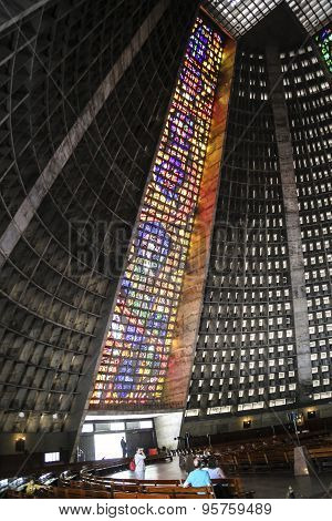 Interiors Of Cathedral Of Rio De Janeiro (san Sebastian)