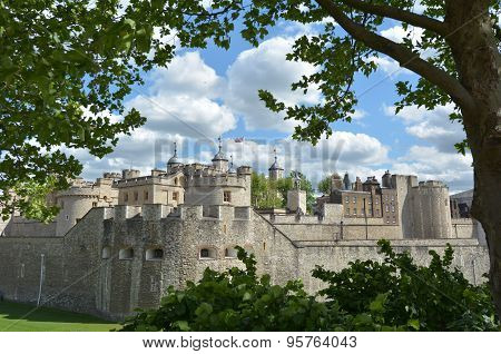 Tower Of London In City Of London - London Uk