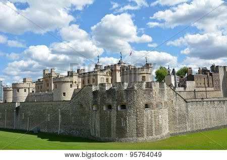 Tower Of London In City Of London - London Uk